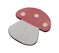 Gralara Tapis à Gratter Ondulé en Forme de Champignon pour Chat, Tapis de Protection pour Meubles, Mignon Chat en Carton pour Chat