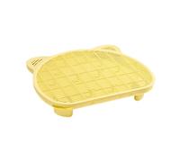 Gralara Tapis de litière pour Chat Double Couche, piège à litière, contrôle de la, marches lavables pour Chat, Tapis de piégeage pour Petits Chats, Jaune