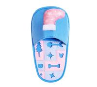 Gralara Tapis Flair Pratique Jouet Interactif, Bleu | Festif, Tapis Fouille En Forme chaussure, pour Noël, Chiens