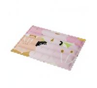 Gralara Tapis Rafraîchissant pour Chat Coussin Tapis Lit Matelas Gel Refroidissant -réfrigérant Étanche Lavable d'un Coup de Surface Lisse PVC Adapté aux, M 53 42 Cm, Carré Chat Fleur De Cerisier