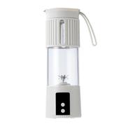 Gralara Tasse Centrifugeuse Électrique à Accumulation Blender avec Couvercle à Boire Anti-Fuite Mini Blender Portable pour Sportifs, Déplacement, Voiture, Blanc Cassé