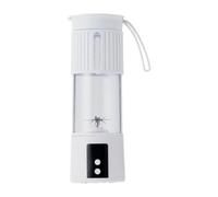 Gralara Tasse Centrifugeuse Électrique à Accumulation Blender avec Couvercle à Boire Anti-Fuite Mini Blender Portable pour Sportifs, Déplacement, Voiture, Blanc