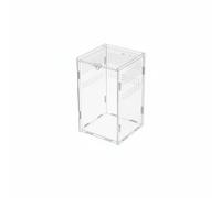 Gralara Terrarium en Acrylique Transparent Vivarium Boîte Réptiles Cage Animaux Mini Habitat avec Verrou de Sécurité et Ouverture de Nourrissage Ventilation, 12 Cm X 12 Cm X 20 Cm