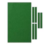 Gralara Tissu de Billard Pré-coupé pour Une Installation Facile Ensemble Complet avec 6 Bandes de Coussin Conçu pour Les Parties Amicales et Professionnelles, M Green