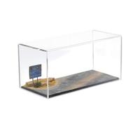 Gralara Vitrine pr Voitures Miniatures | Compact, Présentoir Traparent pr Maqutes Voitures, Facile à Ntoyer, Socle D'exposition, Bureau, Collectionneurs, Sauvage Routier