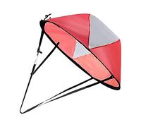 Gralara Voile à Voile Pliable de 42 Pouces pour Kayak et Paddle, Accessoires Inclus. Installation Facile et Rapide. Compacte et Portable, Rouge