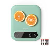 GRAM PRES Balance alimentaire numérique 11 lb/0,01 oz, poids numérique en grammes et onces pour perdre du poids, cuire et cuisiner, affichage LED