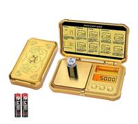 GRAM PRES Balance numérique de poche 300g x 0.01g Précision， Petite Mini Balance en Or de Haute Précision Poids Numérique Grammes et Oz Pour Bijoux,Diamants，Flèches, Poudres et Médecine