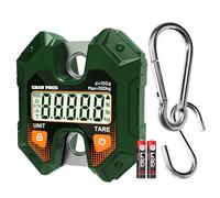GRAM PRES Balance numérique suspendue 660 lb/300 kg, mini balance portable, balance de chasse au cerf, balance numérique avec crochet pour la ferme, le poisson, la viande, le gibier, l'extérieur