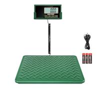 GRAM PRES Balance postale numérique de haute précision 10 g, plate-forme en acier robuste, haute performance pour colis, frais de port et bagages, avec fonction Hold & Tare alimentée par piles et USB