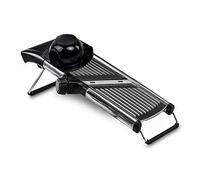 Gramercy Mandoline réglable pour cuisine, hachoir à légumes, hachoir à légumes, trancheuse à pommes de terre, mandoline, coupe-pommes de terre, en acier inoxydable, paire de gants résistants