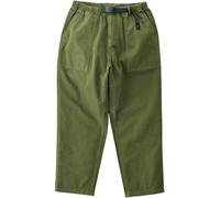 Gramicci - Pantalon longueur 7/8ème en coton biologique - Loose Tapered Pant Olive en Coton - Taille L - Kaki Kaki L