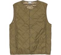 Gramicci - Veste sans manches matelassée et isolée - Thermal Insulation Quilted Vest Deep Laurel en Nylon - Taille S - Kaki Kaki S
