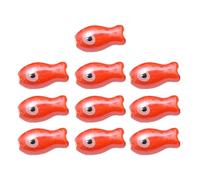 Gramigg 10 Pieces Artistic Double Sided Ceramic Fish Beads Crafting Supplies Spacers for Homemade Jewelry Phone Chains Retro Small Fish Spacer Beads