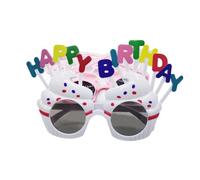 Gramigg Accessoire de fête d'anniversaire amusant avec bras amovibles pour un rangement facile et un nettoyage facile des lunettes de fête amusantes pour adultes et enfants