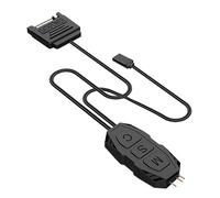 Gramigg Adaptateur de ventilateur d'ordinateur 5 V 3 broches vers ARGB avec éclairage LED, ventilateur de refroidissement à eau, câble d'alimentation ARGB