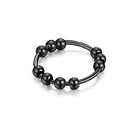 Gramigg Bagues Fidget-Rings avec perles anti-stress pour femmes et hommes - Bijoux élégants et colorés - Pour enfants et adultes