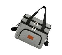 Gramigg Boîte à repas résistante à l'eau - Capacité de 12 L - Isolation thermique - Réutilisable - Étanche - Sac à déjeuner pour la préparation des repas - Organiseur de déjeuner vertical avec poche