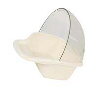 Gramigg Cage Montée À Oiseaux Baignier D'oiseau en Plastique Transparent Installation Easylation Food Ficheur D'aliments pour Perruches