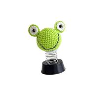 Gramigg Car Decoration Interior Ornament Dashboard Wobble Figure Knitted Animal Pattern Decors Dashboard Accessory Fun Auto