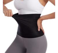 Gramigg Ceinture d'entraînement double face en maille respirante élastique réglable pour contrôle du ventre, convient pour la gym, le yoga, la course à pied