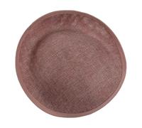 Gramigg Chapelet de chapeau partiel en polyacrylate fin personnalisable pour les amateurs traditionnels, bordeaux, taille unique