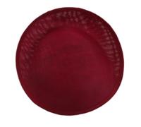 Gramigg Chapelet de chapeau partiel en polyacrylate fin personnalisable pour les amateurs traditionnels, Rouge, taille unique