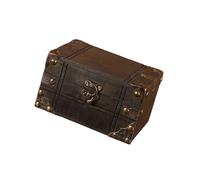Gramigg Coffre Précieux en Bois sur Le Thème des Pirates Vintage avec Serrure À Code Secret pour Un Rangement Mystérieux Et Une Décoration De La Maison Coffre De Rangement Décoratif À Usage Quotidien