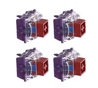 Gramigg Commutateurs de claviers silencieux réactifs avec renfort en métal pour les jeux et le codage des commutateurs à profil bas