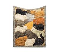 Gramigg Couverture polaire à carreaux avec imprimé de poulet coloré pour la maison, l'intérieur et l'extérieur, lavable en machine, motif carreaux de coq