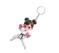 Gramigg Décorts De Porte-clés Automobiles Modernes avec Motifs Animés Easy Carring Acrylic Anneaux Accessoires Simples Installations pour Véhicules Accessoires INTÉRIEURES Voitures COMPOSSIBLE