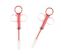 Gramigg Dispositif De Médicament Portable pour Animaux Compagnie 2 Pièces Mangeoire en Silicone Souple Outil Dosage Précis pour Une Utilisation Conviviale en Voyage Distributeur d'eau À Double Usage