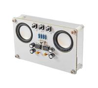 Gramigg Ensemble De Construction Haut-parleurs Personnalisable avec des Schémas Clairs Et Une Matière ABS Sûre pour Les Projets Familiaux Composants Haut-parleurs Bricolage pour Cinéma Maison