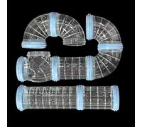 Gramigg Les Rongeurs De Hamster Suivent Le Jouet Gerbil Tube Exercice Tunnel pour Animaux De Compagnie Faites-Le Vous-même pour Les Furets Hamster Auto Assemble Jouet Petit Animal Tube