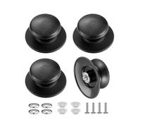 Gramigg Lot de 4 boutons de couvercle polyvalents pour ustensiles de cuisine faciles à remplacer et concevoir des matériaux