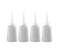 Gramigg Lot de 4 flacons à presser avec buse pour colles, huile et lavage dans les projets d'artisanat