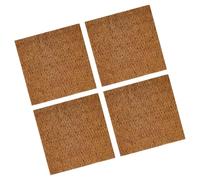 Gramigg Lot de 4 tapis hydratés en fibre de coco pour reptiles terrariums Literie Substrat avec rétention Tortues Literie