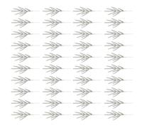 Gramigg Lot de 40 branches de pin réalistes pour décoration de vacances, intérieur/extérieur, tiges de sapin de Noël incassables et respectueuses des animaux domestiques