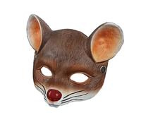 Gramigg Masque De Costume Souris Lavable En Mousse PU Accessoire Cosplay Animal D'Halloween Pour Adultes Et Masque Facial D'animal Jeux Rôle Les Fêtes