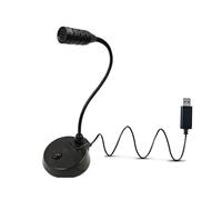 Gramigg Microphone de conférence USB/3,5 mm/type C avec suppression du bruit instantanée, fonction muet mécanique omnidirectionnelle, microphone USB