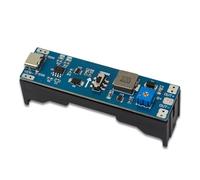 Gramigg Module de batterie type C 18650 3,7 V à 9 V/12 V avec affichage numérique pour adaptateur secteur électronique PC