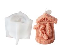 Gramigg Moules religieux en silicone fait à la main en forme de famille de jésus pour décoration de la maison