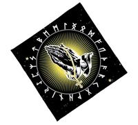 Gramigg Nappe D'astrologie À De Croix À Main Tissu Carré pour Cartes De Divination Sorcellerie Pont D Tarots