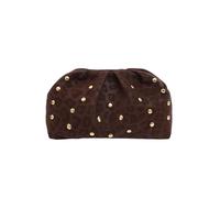 Gramigg Pochettes pour femme - Sac à raviolis - Sac à main de soirée - Sac à main en perles froncées - Sac à main de soirée pour femme, Couleur café., One Size