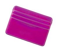 Gramigg Portefeuille en cuir pour cartes de crédit, cartes de crédit, organiseurs, banques, paquets, poche avant, portefeuille en cuir, rose rouge, Beauté de masse