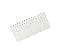 Gramigg Portefeuille professionnel décontracté en polyuréthane qui combine des organiseurs de cartes et un porte-monnaie pour un transport efficace de la poche, économise de l'espace, blanc, Beauté de