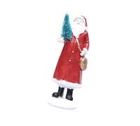 Gramigg Résine Santa Figurine Décoration De Noël Pointe Centrale De Vacances Debout pour Table Et Décoration du Nouvel an Christmas Santa Clauses Figurine