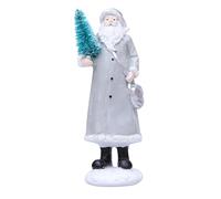 Gramigg Résine Santa Figurine Décoration De Noël Pointe Centrale De Vacances Debout pour Table Et Décoration du Nouvel an Christmas Santa Clauses Figurine