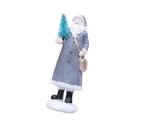Gramigg Résine Santa Figurine Décoration De Noël Pointe Centrale De Vacances Debout pour Table Et Décoration du Nouvel an Christmas Santa Clauses Figurine