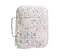 Gramigg Sac à livres matelassé robuste avec fermeture éclair pour grands livres d'étude, accessoires, sac de rangement pour femme, Couleur à carreaux, Taille unique